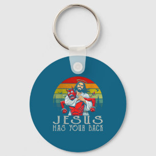 Jesus Has Your Back ! Jesus Key Ring