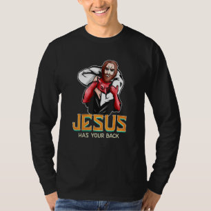Jesus Has Your Back Jiujitsu T-Shirt