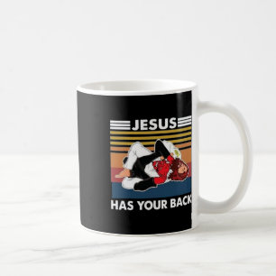 Jesus Has Your Ck Karate Coffee Mug
