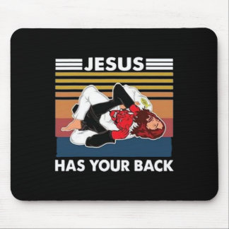 Jesus Has Your Ck Karate  Mouse Mat