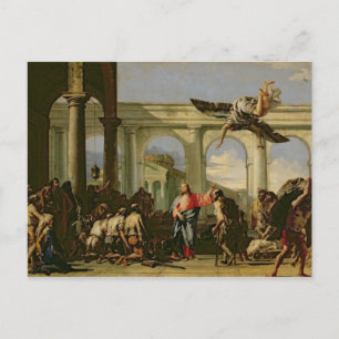 Jesus Healing the Paralytic at the Pool Postcard