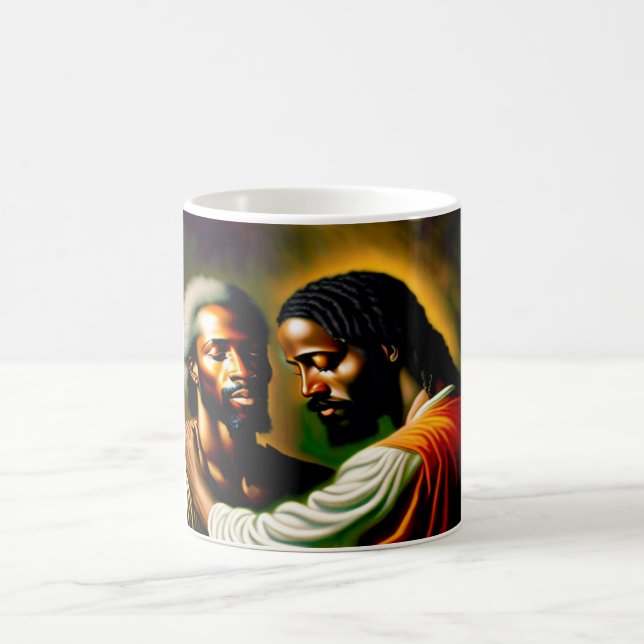 Jesus Heals a Blind Man II Coffee Mug (Center)