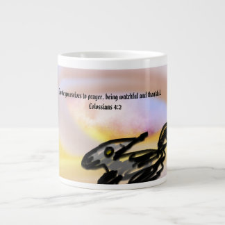 Jesus hear us large coffee mug