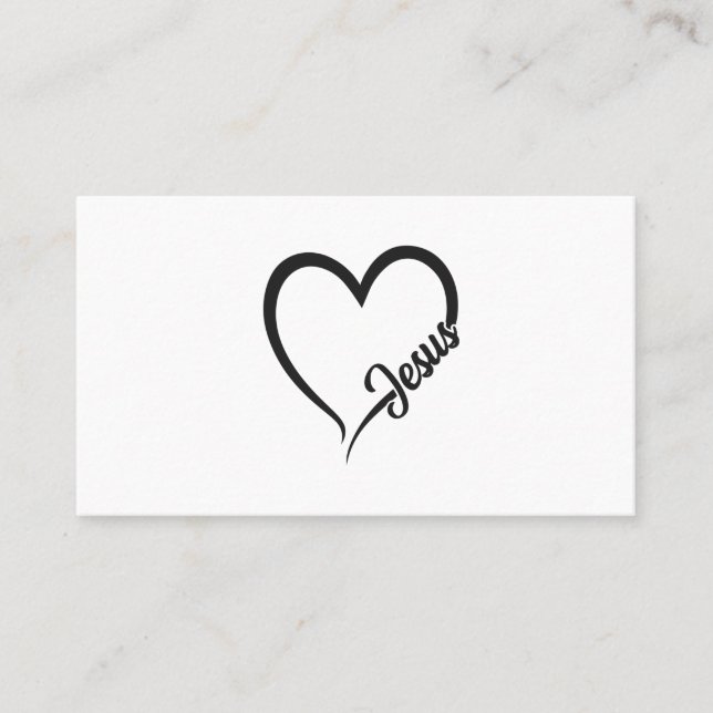 JESUS HEART BUSINESS CARD (Front)