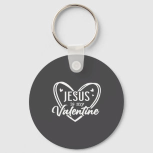 Jesus Heart Christian Faith Love Valentines Day Me Key Ring