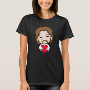Jesus Heart Valentines Day Cool Christ Love Christ T-Shirt