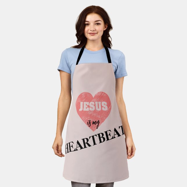 Jesus heartbeat apron  (Worn)