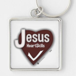 Jesus HeartSkills - Schlüssel zum glücklichen Herz Key Ring