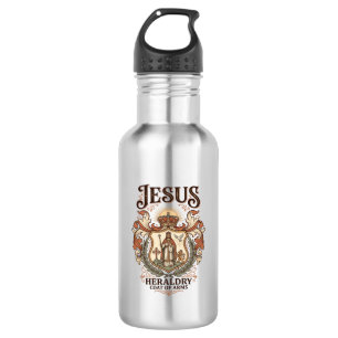 Jesus Heraldry Coat Of Arms Jesus Heraldry Coat Ar 532 Ml Water Bottle