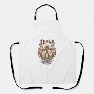 Jesus Heraldry Coat Of Arms Jesus Heraldry Coat Ar Apron