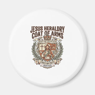 Jesus Heraldry Coat Of Arms Jesus Heraldry Coat Ar Magnet
