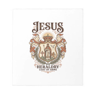 Jesus Heraldry Coat Of Arms Jesus Heraldry Coat Ar Notepad