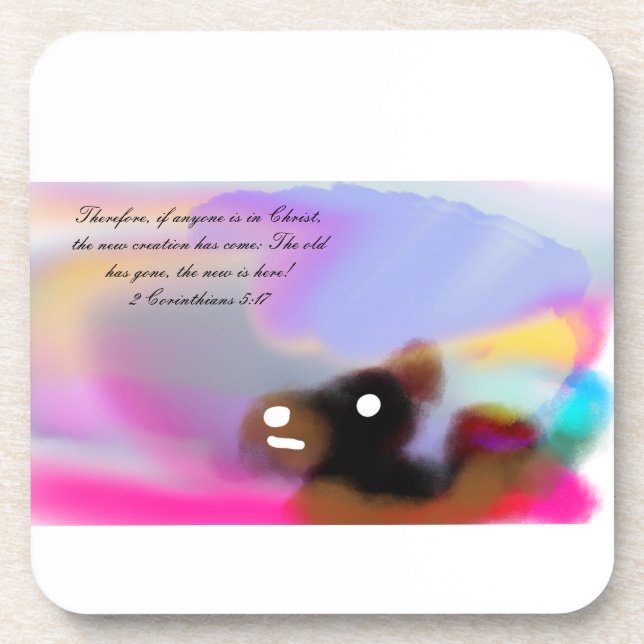 jesus here  coaster (Front)