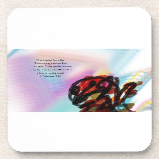 jesus here coaster (Front)