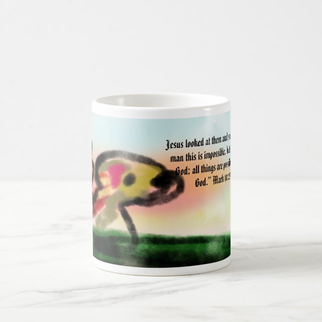 jesus here  coffee mug (Center)