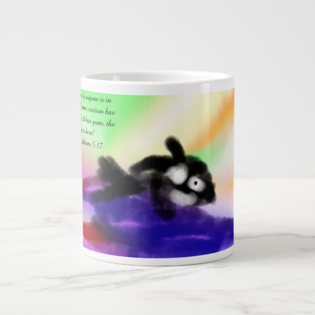 jesus here  new large coffee mug (Front)