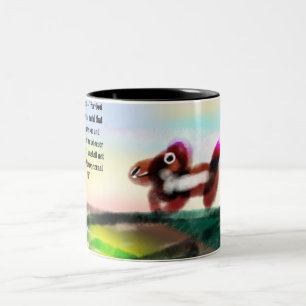 jesus here with us Two-Tone coffee mug