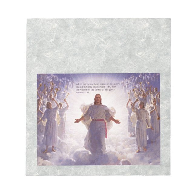 Jesus & his Angels 1 Options Notepad (Front)