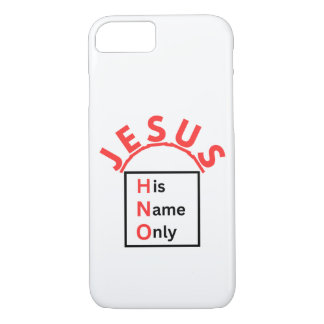 Jesus - His Name Only (New Logo) iPhone 8/7 Case