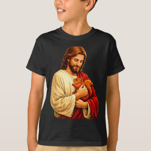 Jesus holding squirrel christian T-Shirt