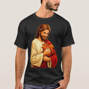 Jesus holding squirrel christian T-Shirt