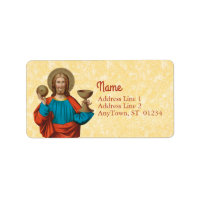 Jesus Holding Up the Eucharist (SNV 050)