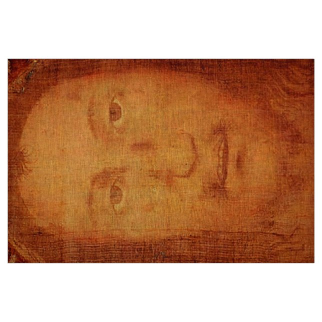 Jesus Holy Face Shroud Manoppello Linen Cloth (Fat Quarter)