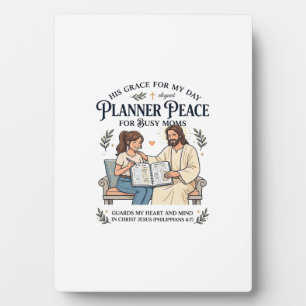 Jesus Homeschool Mum Planner Shirt Faith Based Des Plaque