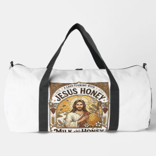 Jesus Honey Milk And Honey Jesus Honey Milk Honey Duffle Bag