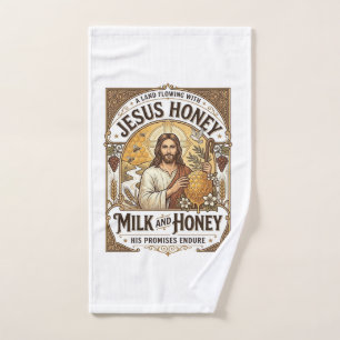 Jesus Honey Milk And Honey Jesus Honey Milk Honey Hand Towel