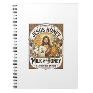 Jesus Honey Milk And Honey Jesus Honey Milk Honey Notebook