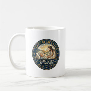 Jesus Hospice End Of Life Comfort Shirt Christian  Coffee Mug