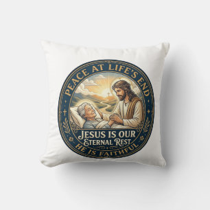 Jesus Hospice End Of Life Comfort Shirt Christian Cushion