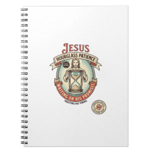 Jesus Hourglass Patience Jesus Hourglass Patience Notebook