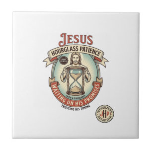 Jesus Hourglass Patience Jesus Hourglass Patience  Tile