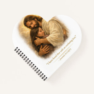 Jesus Hugging His Daughter – Everlasting Love Post Notebook