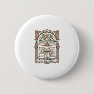 Jesus Hymnal Page Typography Jesus Hymnal Page 6 Cm Round Badge