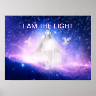 Jesus I am the light of the world Poster