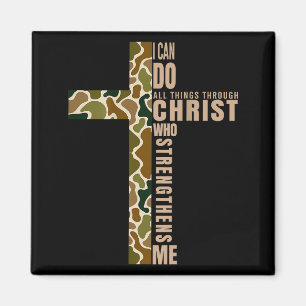 Jesus I Can Do All Things Through Christ Who Stren Magnet