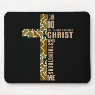 Jesus I Can Do All Things Through Christ Who Stren Mouse Mat