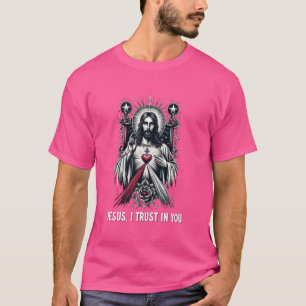 Jesus I Trust In You Divine Mercy Catholic T-Shirt