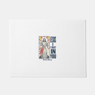 Jesus I Trust In You Divine Mercy Shirt Design_1 Doormat