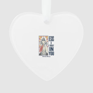 Jesus I Trust In You Divine Mercy Shirt Design_1 Ornament