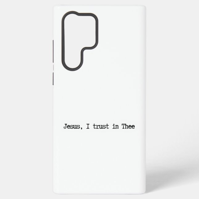 Jesus I Trust In You Minimalist Samsung Case (Back)