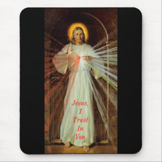 Jesus, I Trust In You Mouse Mat