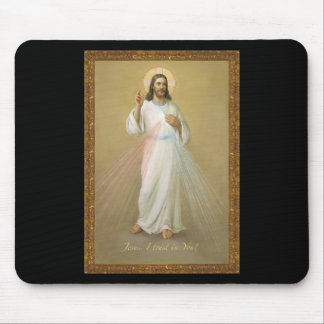 Jesus I Trust In You Mouse Mat