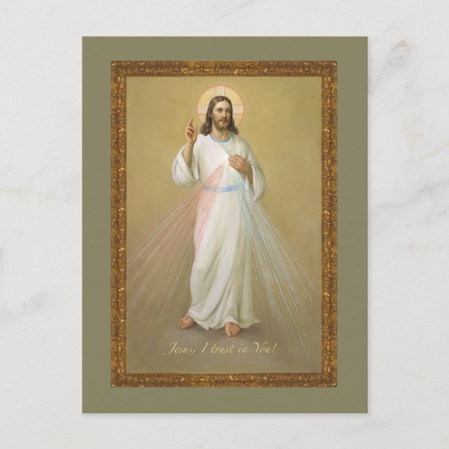 Jesus I Trust In You Postcard (Front)