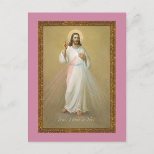 Jesus I Trust In You Postcard