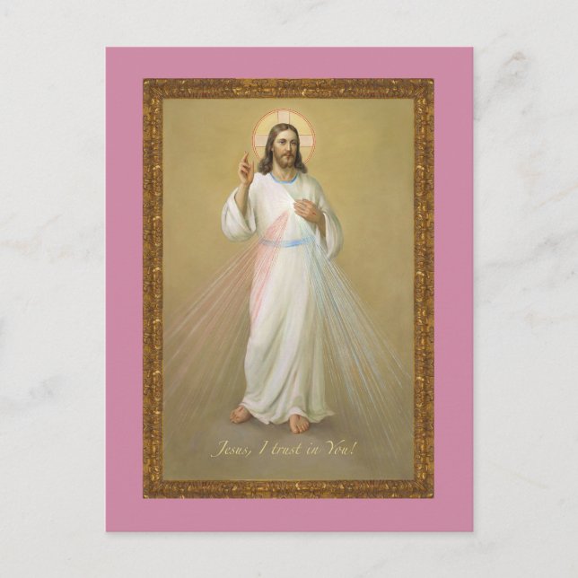 Jesus I Trust In You Postcard (Front)