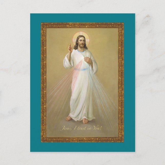 Jesus I Trust In You Postcard (Front)